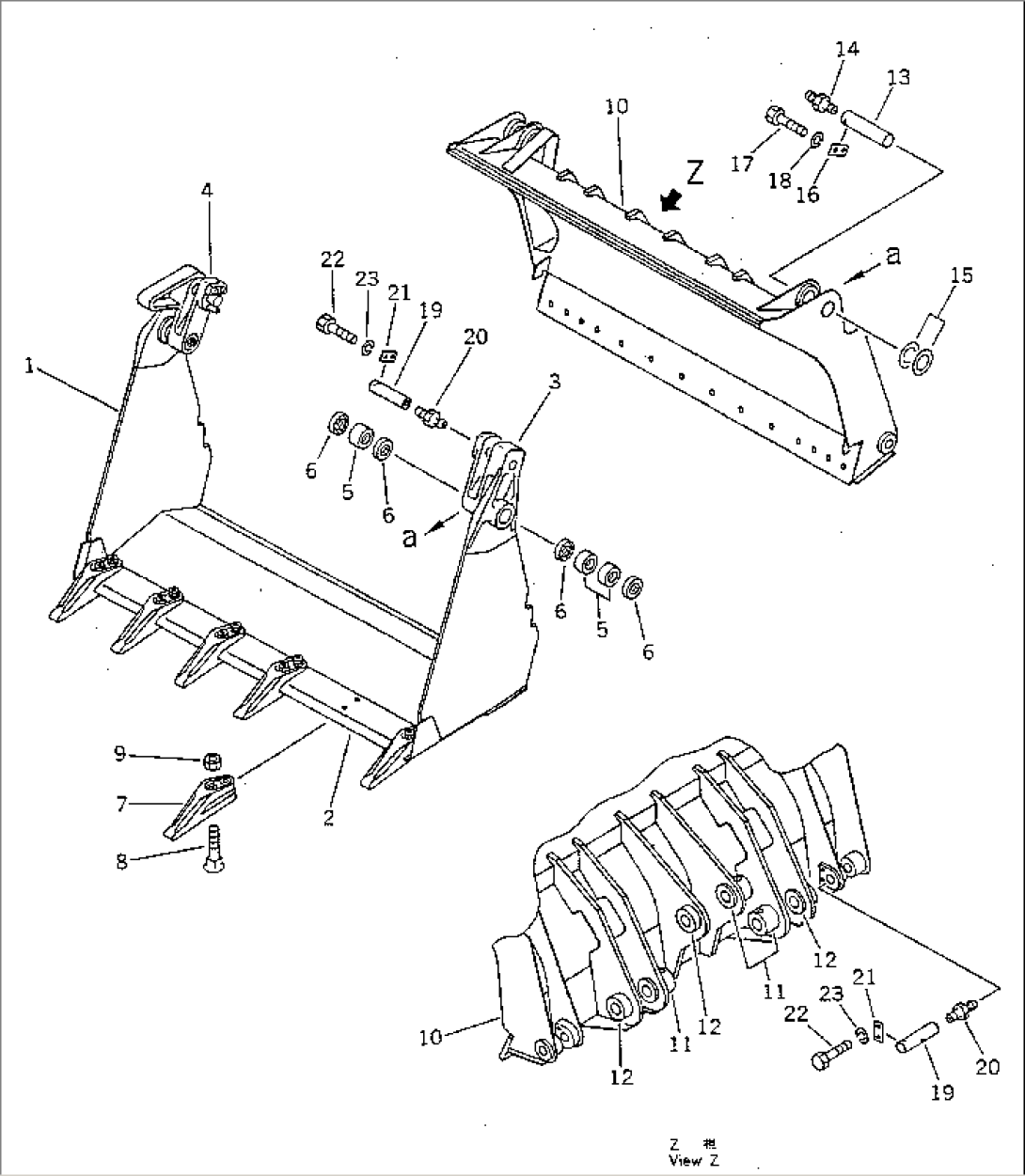 MULTIPURPOSE BUCKET (FOR NEW PIN TYPE)