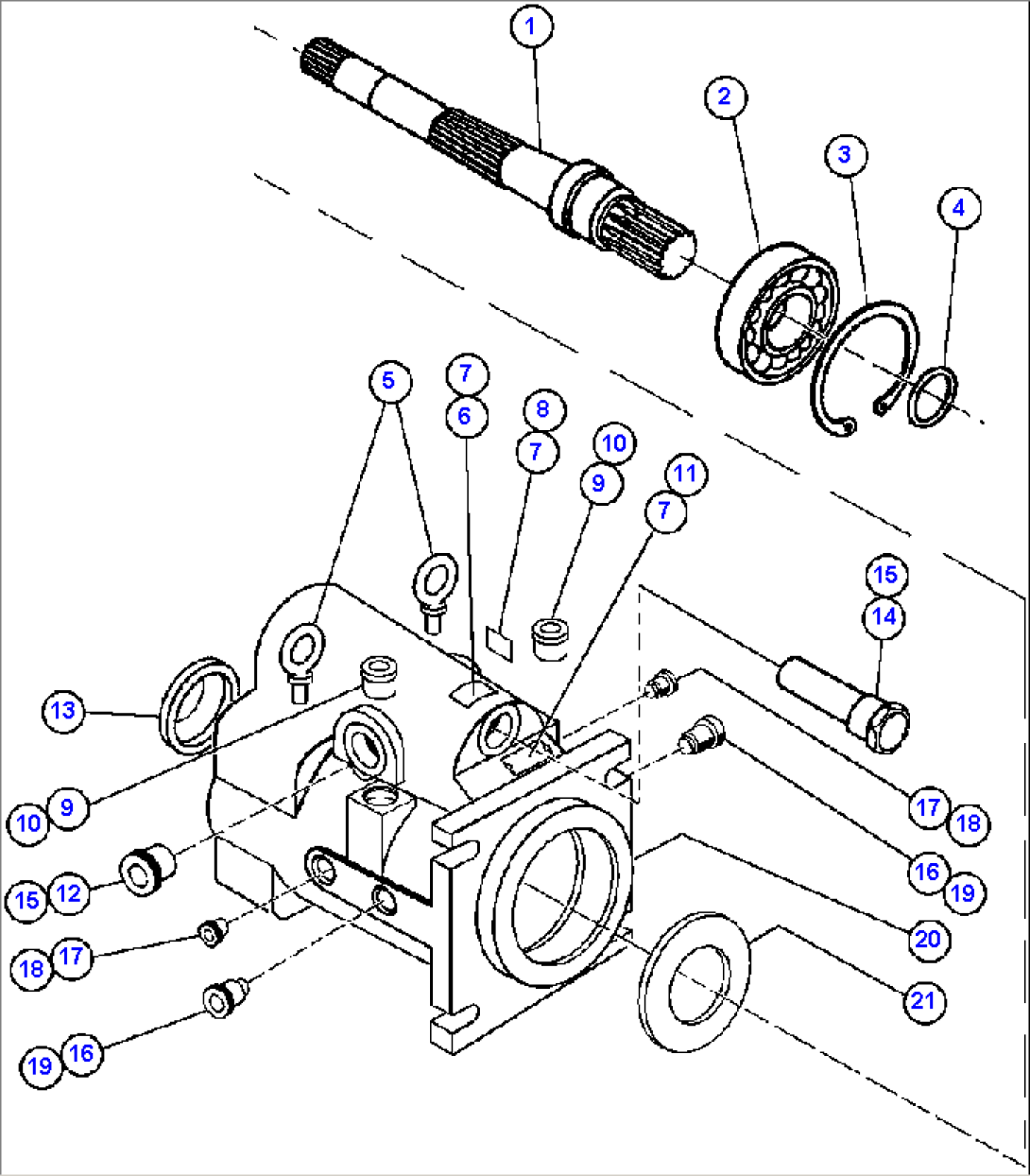 STEERING PUMP HOUSING (FRONT) (PB9875)