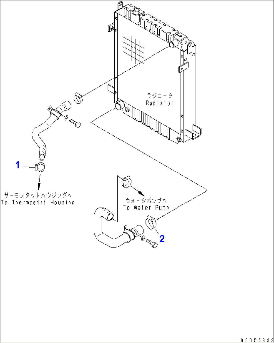 COOLING PIPING (FOR RADIATOR)(#11508-)