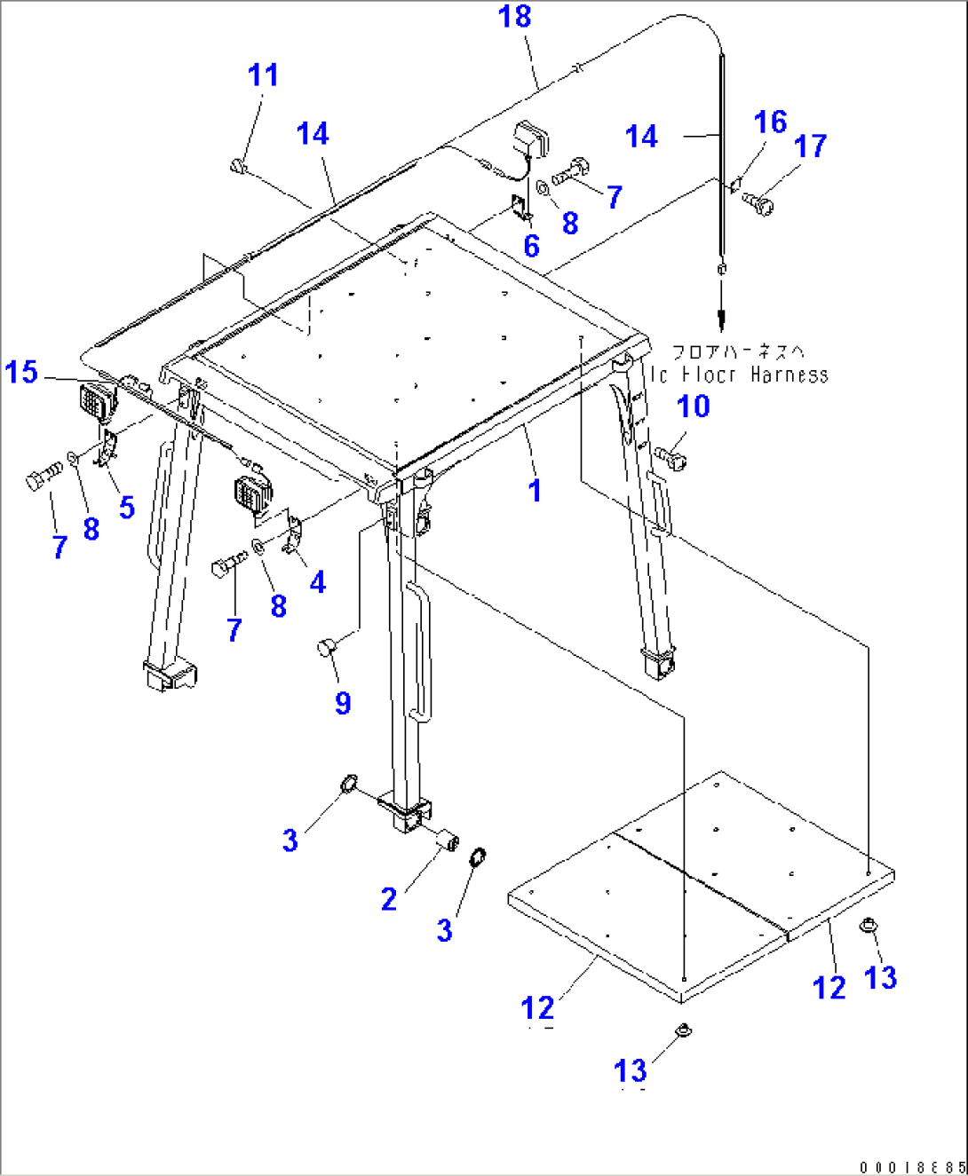 ROPS CANOPY (FOR EXCEPT JAPAN)