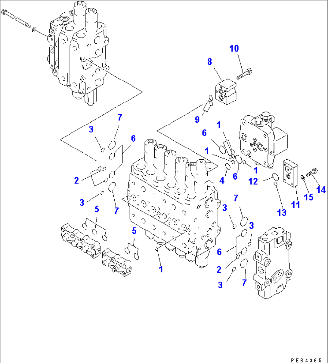MAIN VALVE (1-ACTUATOR) (1/15)