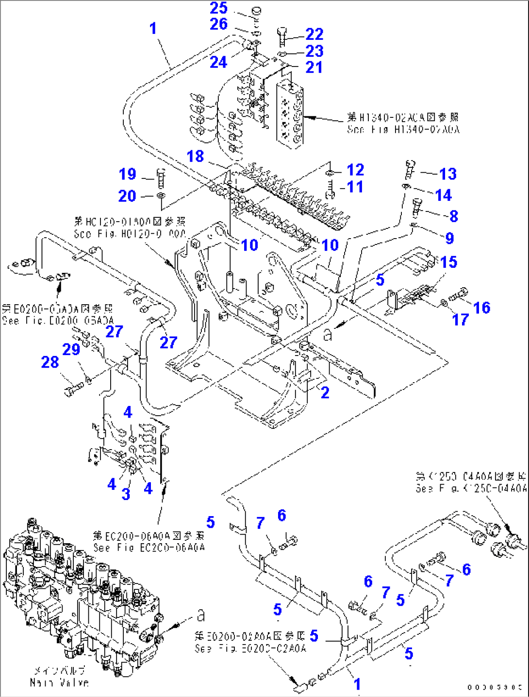 ELECTRICAL SYSTEM (VALVE HARNESS) (HARNESS)(#1006-)