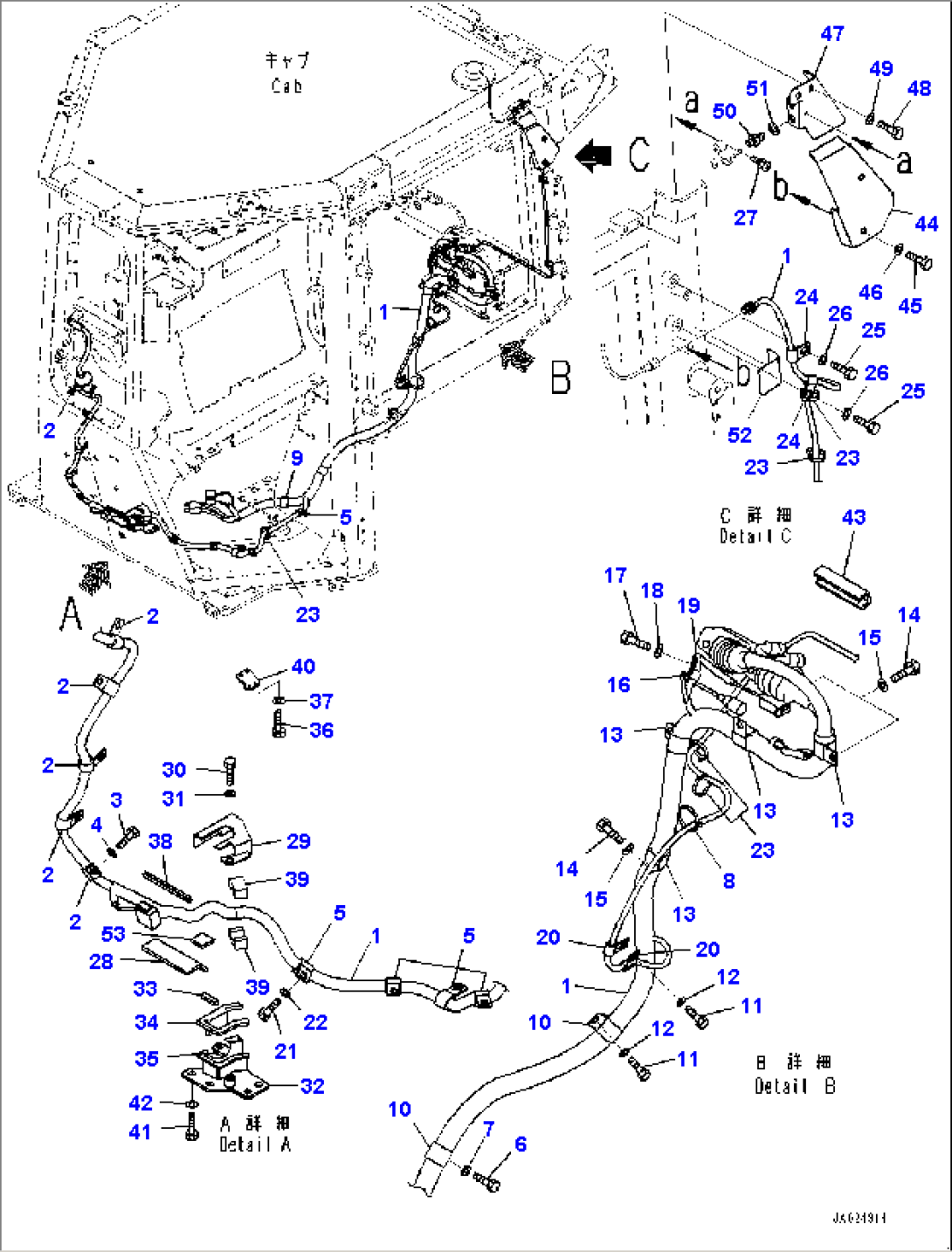 Cab Electrical Unit, Wiring Harness (#31989-)