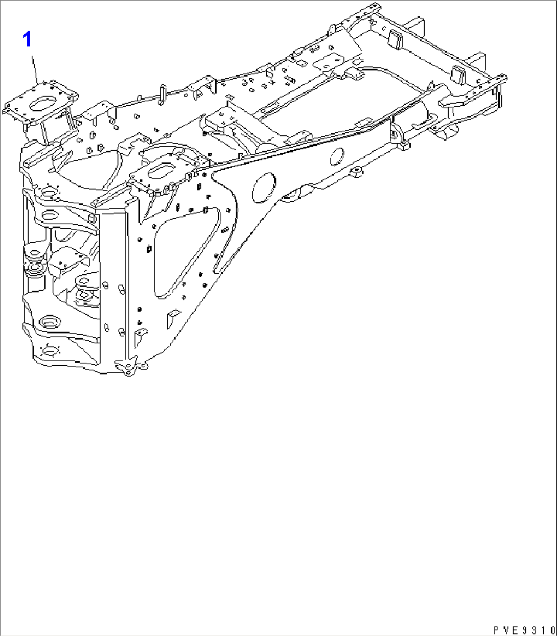 REAR FRAME (WITH AUTO GREASE)