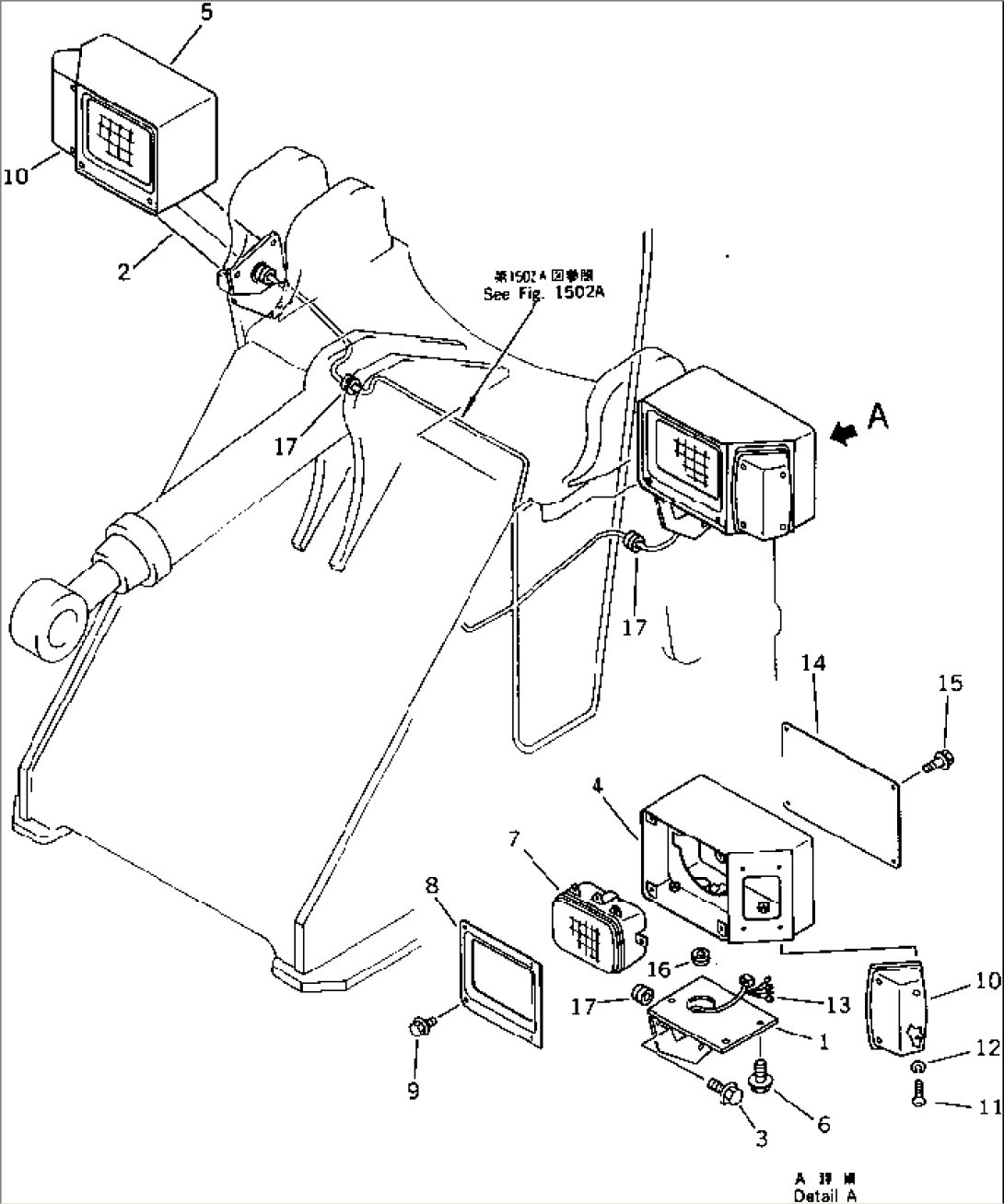 ELECTRICAL SYSTEM (FRONT LAMP)(#30001-)