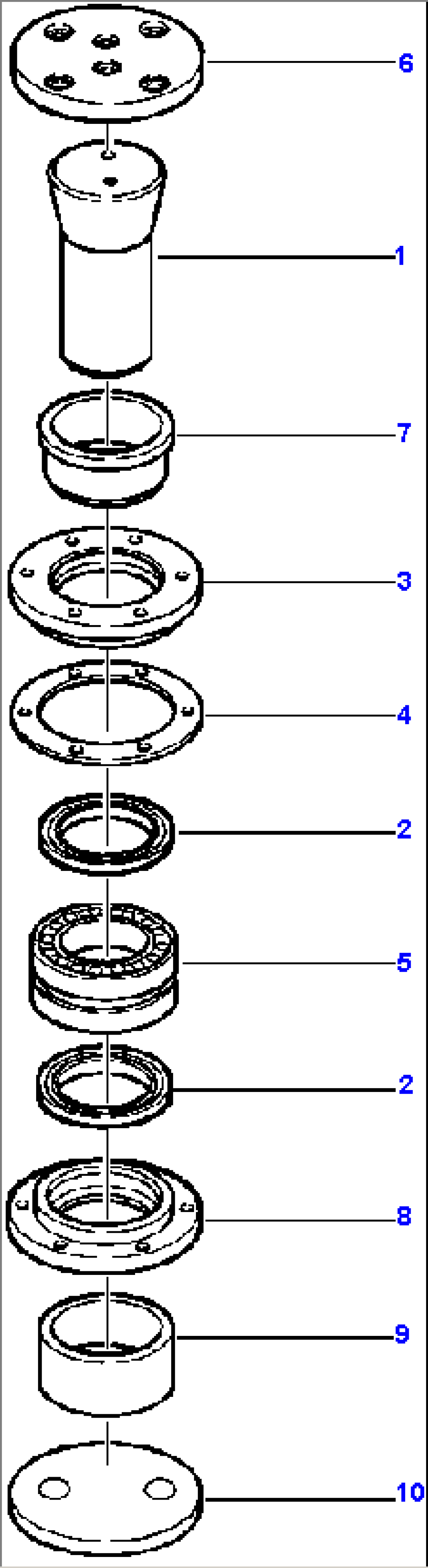 HINGE PIN UPPER FRAME