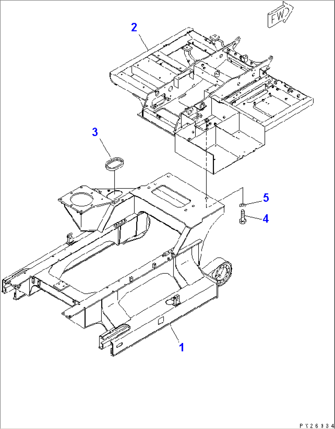 REAR FRAME RELATED PARTS