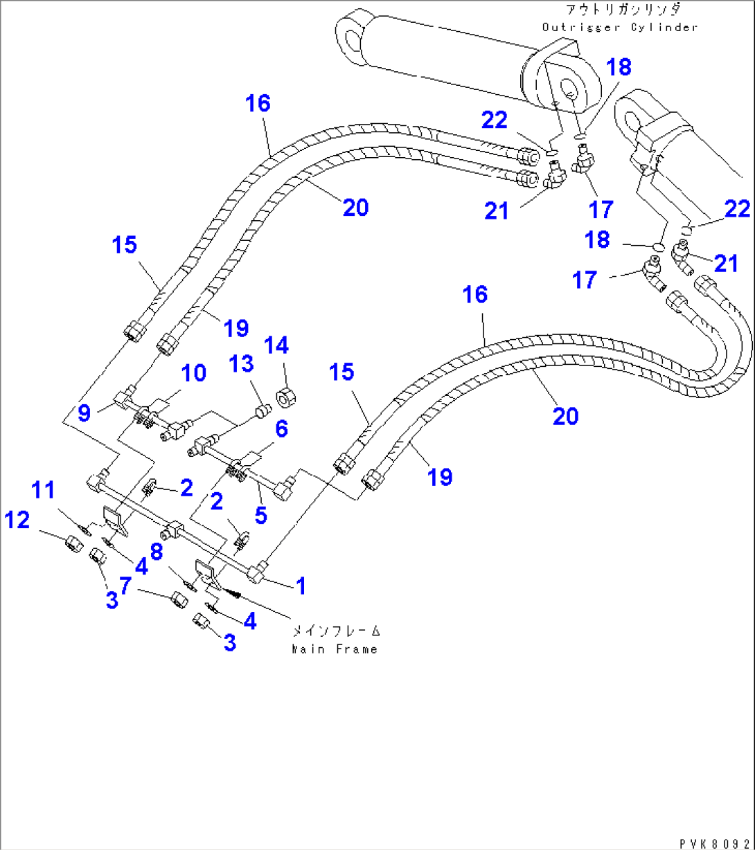 FOUR OUTRIGGER PIPING (2/4)