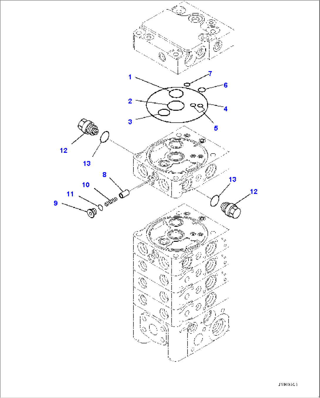 Control Valve, 5-Valve (11/12) (#40001-)