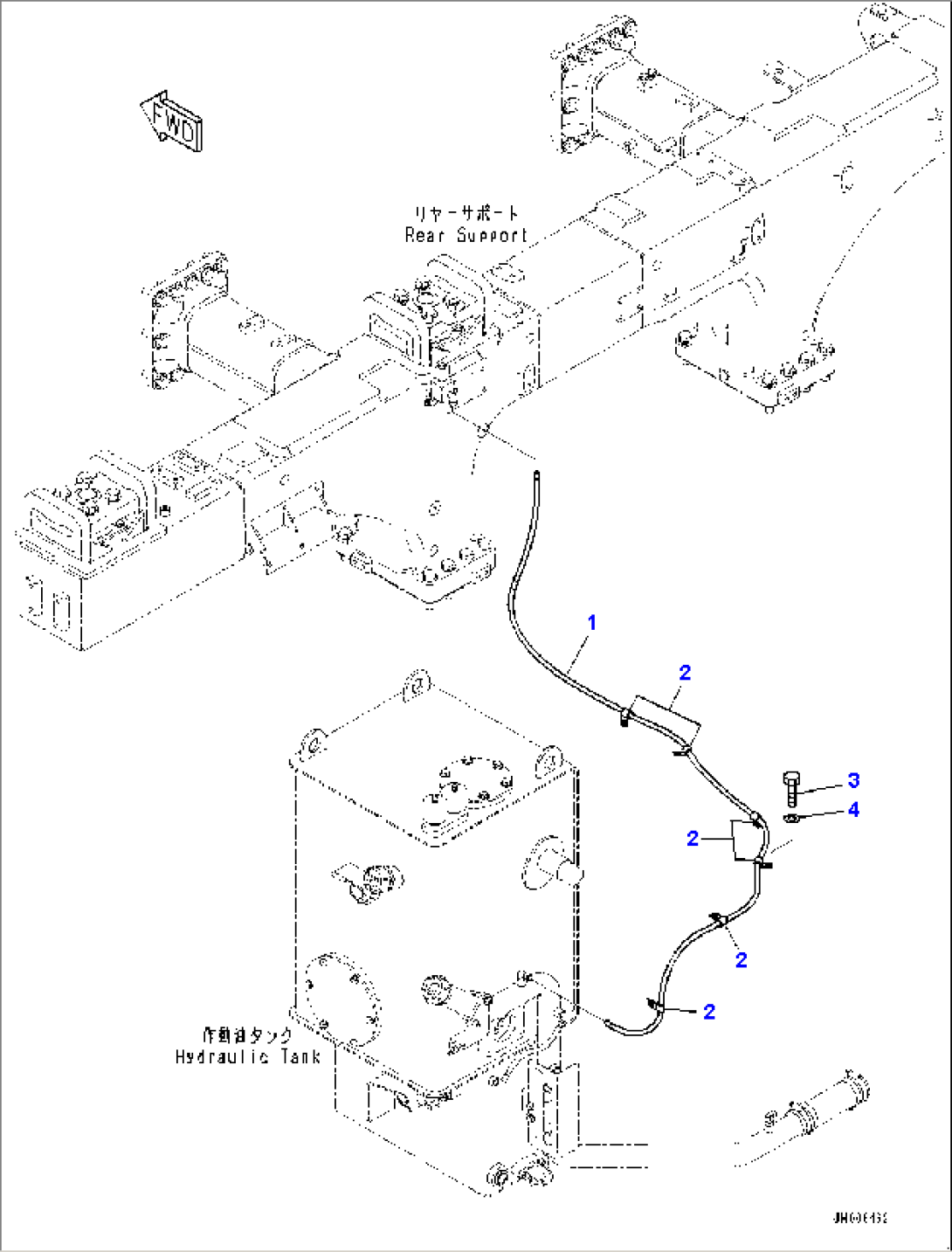 Hydraulic Tank, Transmission Oil Filler (#30001-)