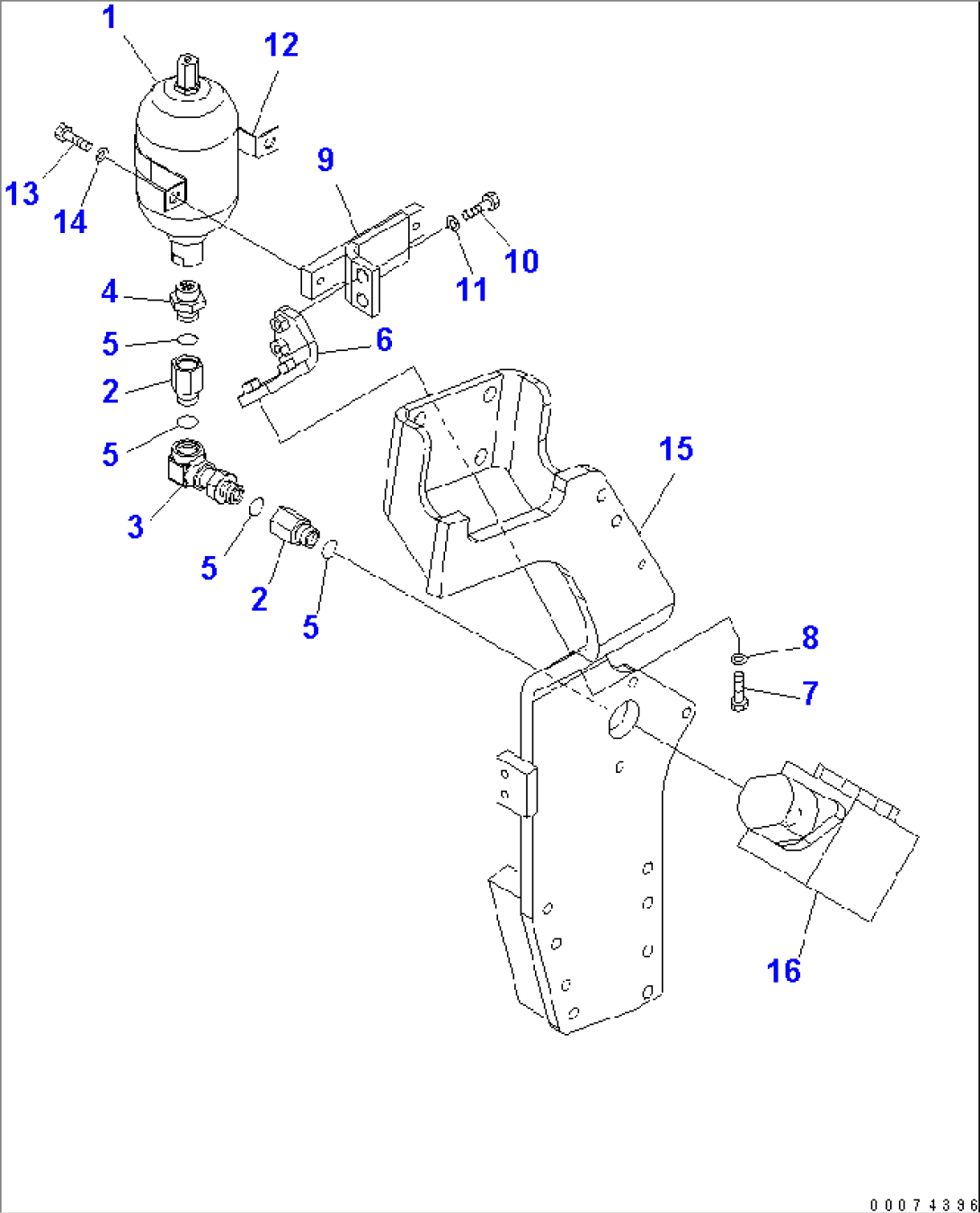 ATTACHMENT LINES (ACCUMULATOR LOWER) (1 ACTUATOR)