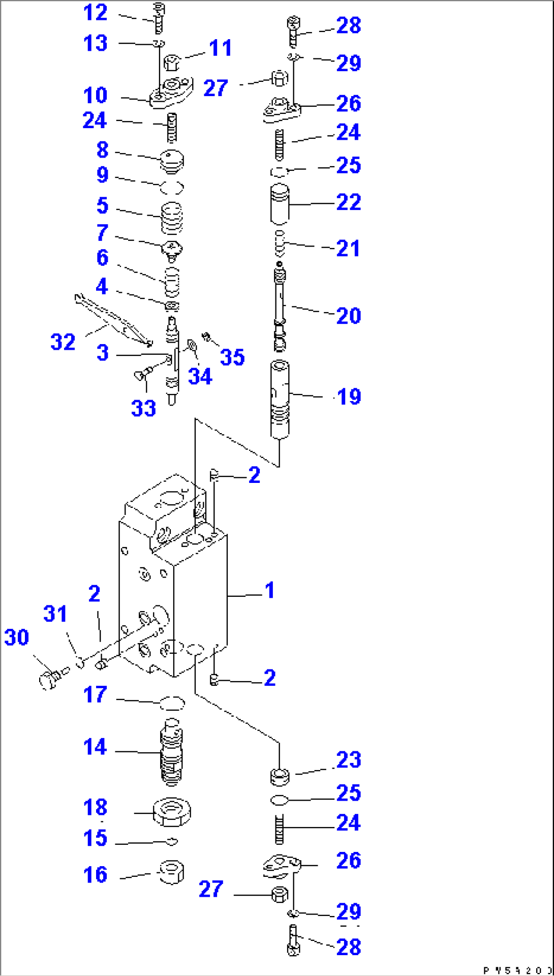 MAIN PUMP (7/16) (N0.1 PUMP)(#30001-)