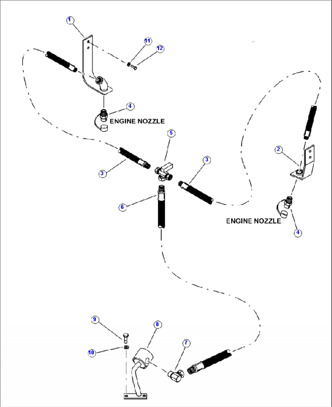 V0100-09A0 FIRE SUPPRESSION SYSTEM FEED LINE 2