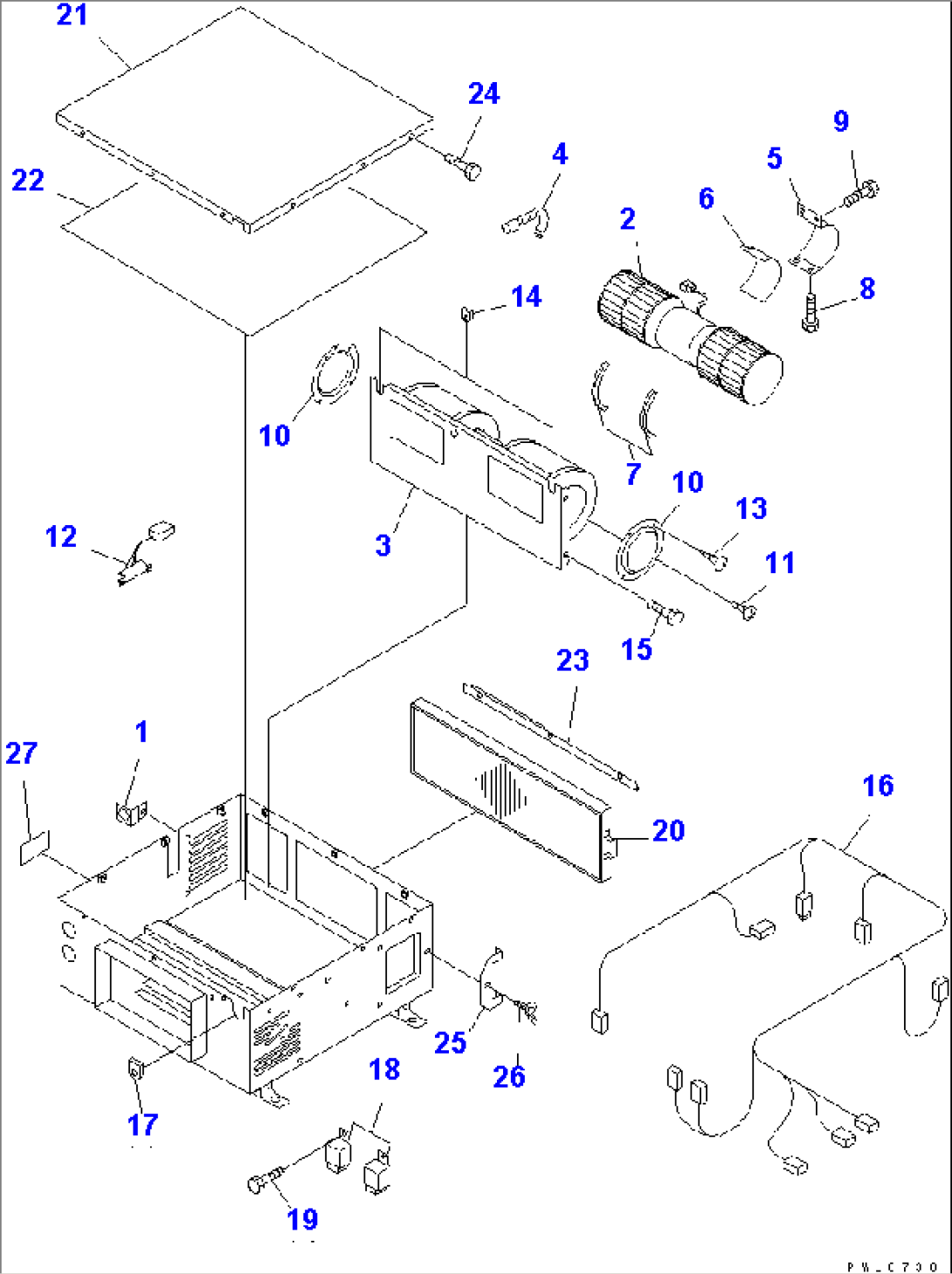 AIR CONDITIONER UNIT (3/3)(#1201-)