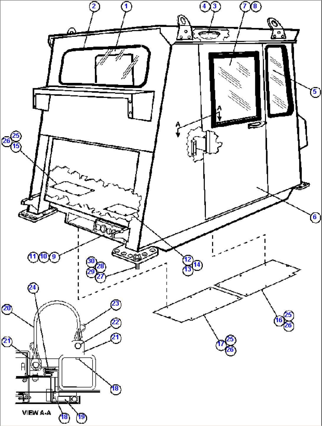 CAB ASSEMBLY - 1 (EL0059)