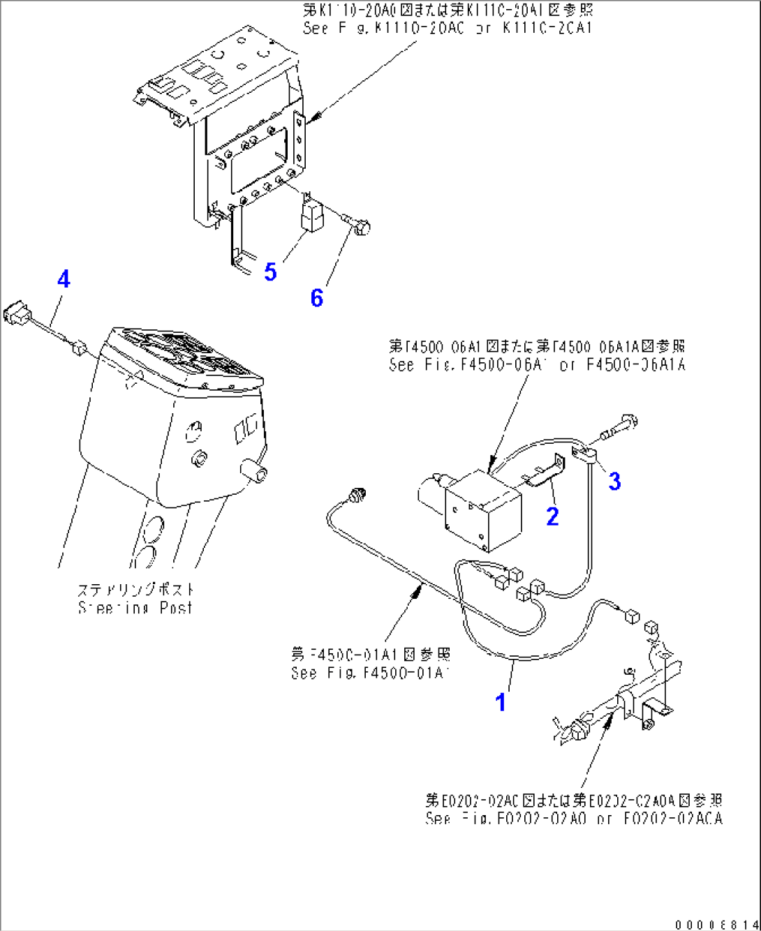 REAR HARNESS (DIFFERENTIAL LOCK LINE)(#50001-51000)