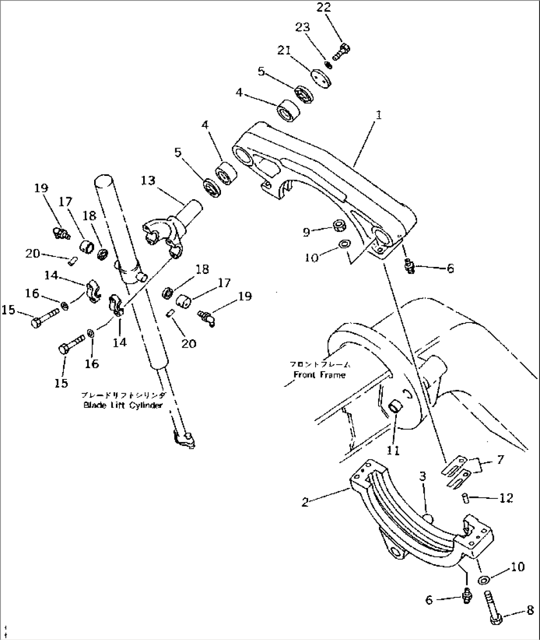 BLADE LIFTER (FOR 90 DEG. BANK)(#2001-)