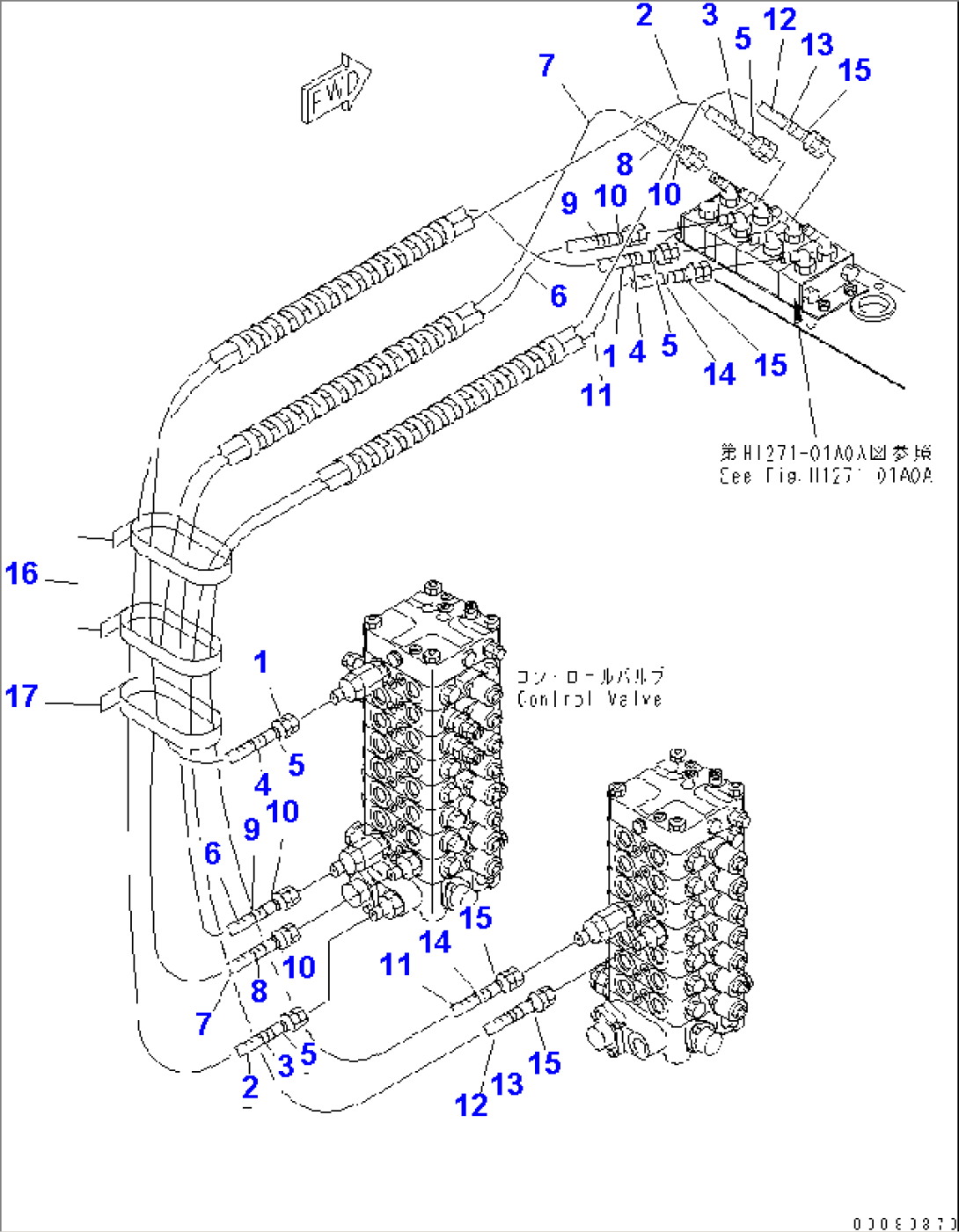 ADD. ATACHIMENT PIPING (2/2)(#1501-)