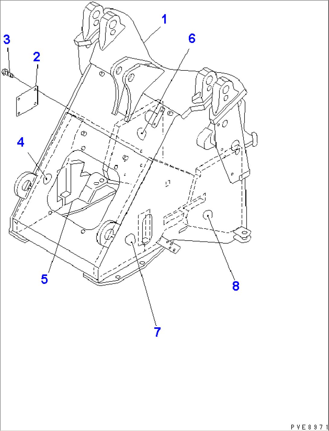 FRONT FRAME (NOISE ABATEMENT PARTS) (SUPER SILENT SPECIAL SPEC.)