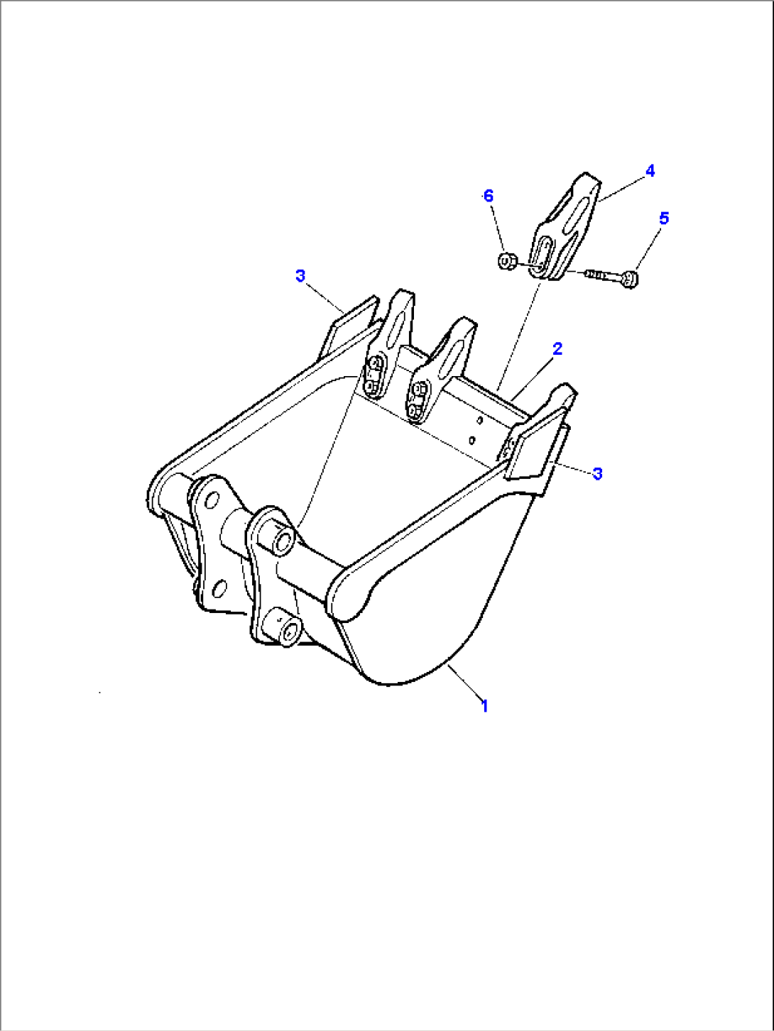 STANDARD BUCKET (450 mm)