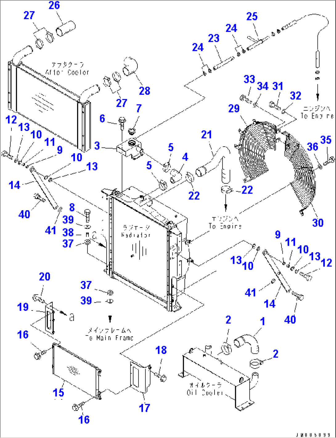 RADIATOR (RELATED PARTS)(#1601-)