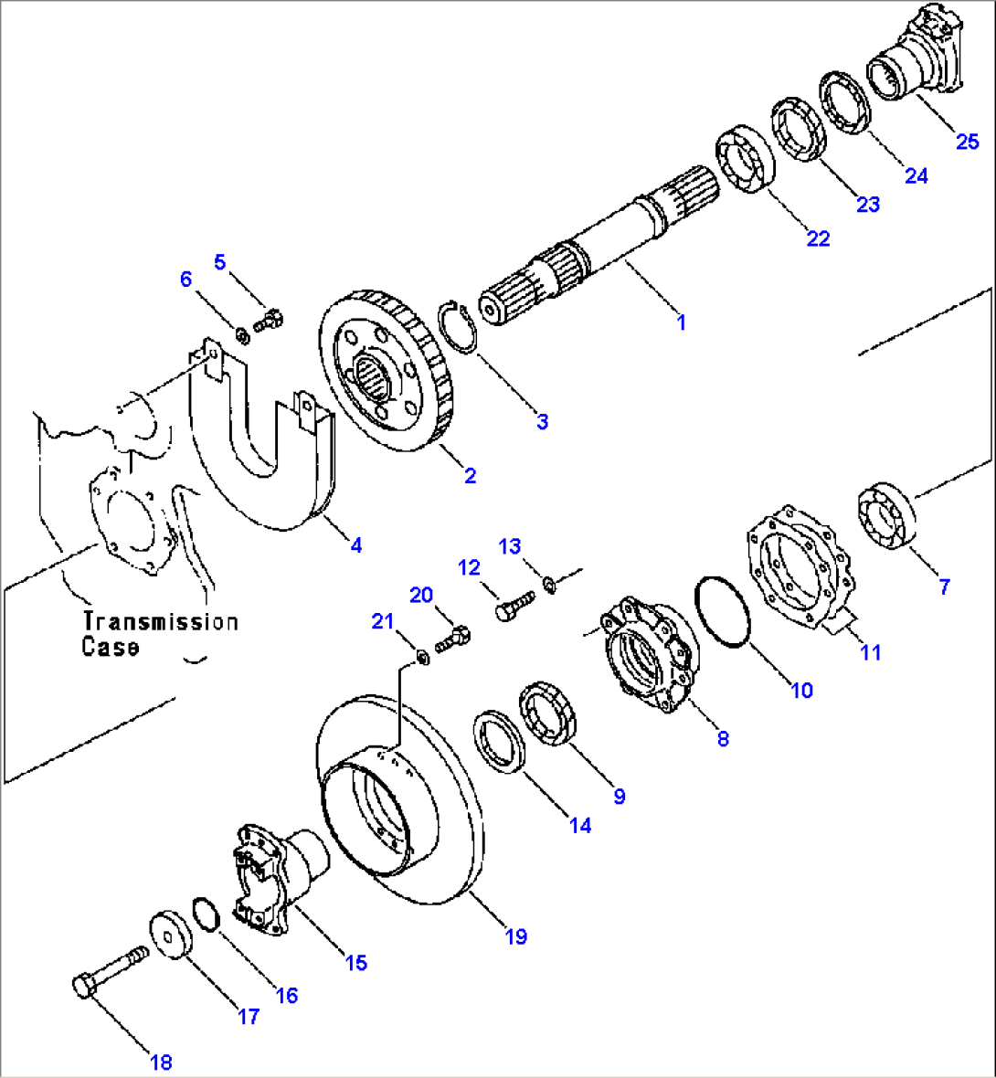 TRANSMISSION (OUTPUT SHAFT)