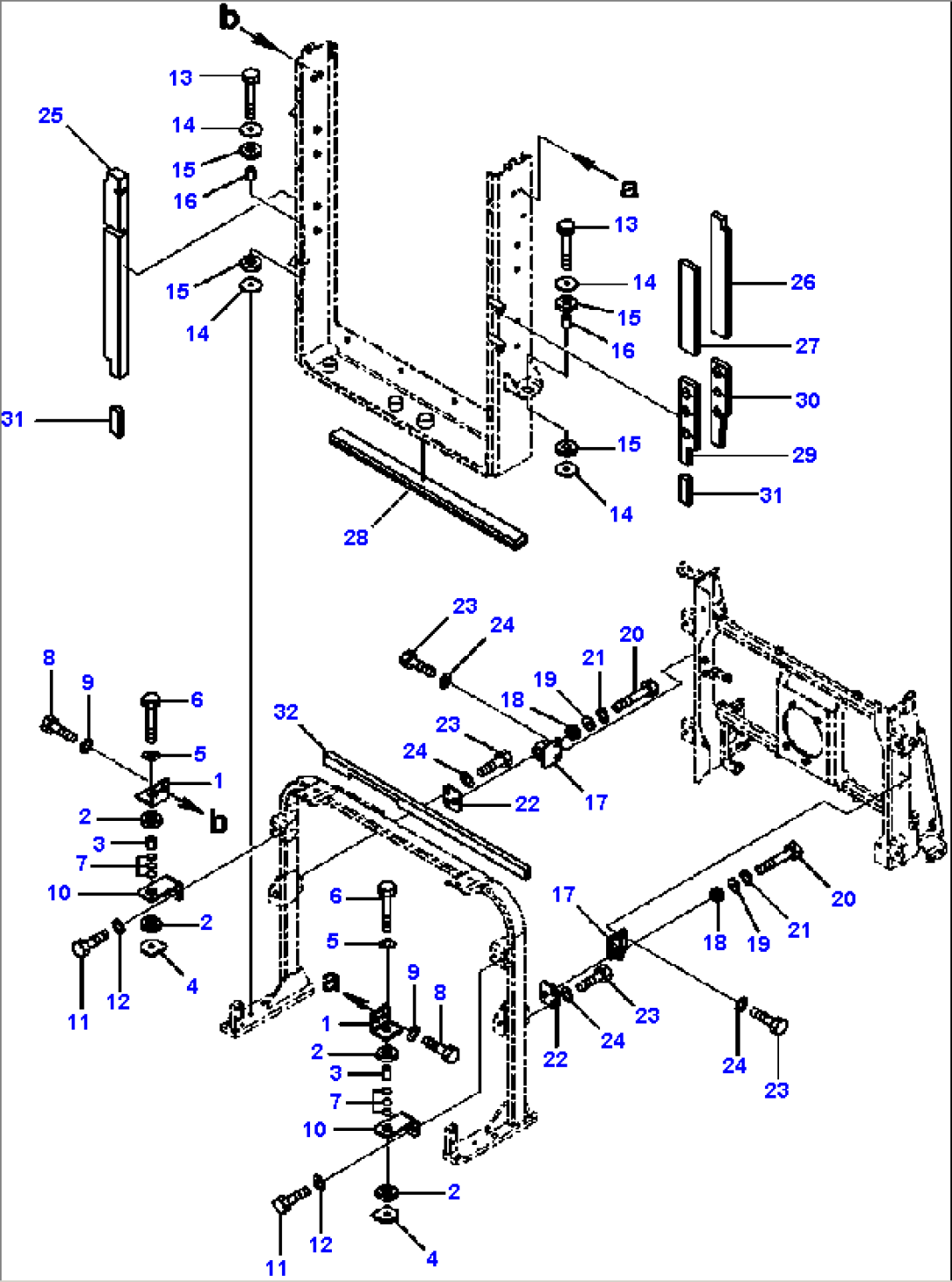 C0110-02A0 RADIATOR UPPER SUPPORT AND SHEETS