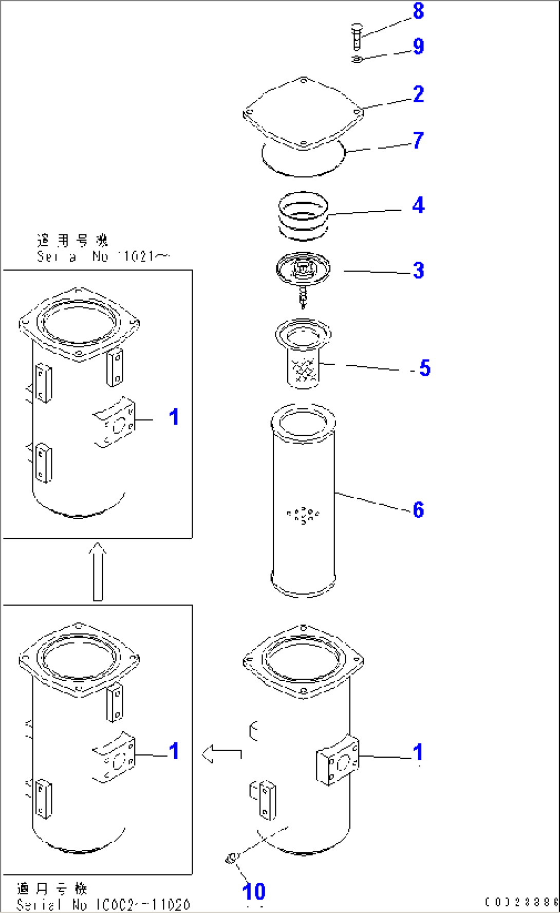 RETURN LINES (MAIN FILTER)