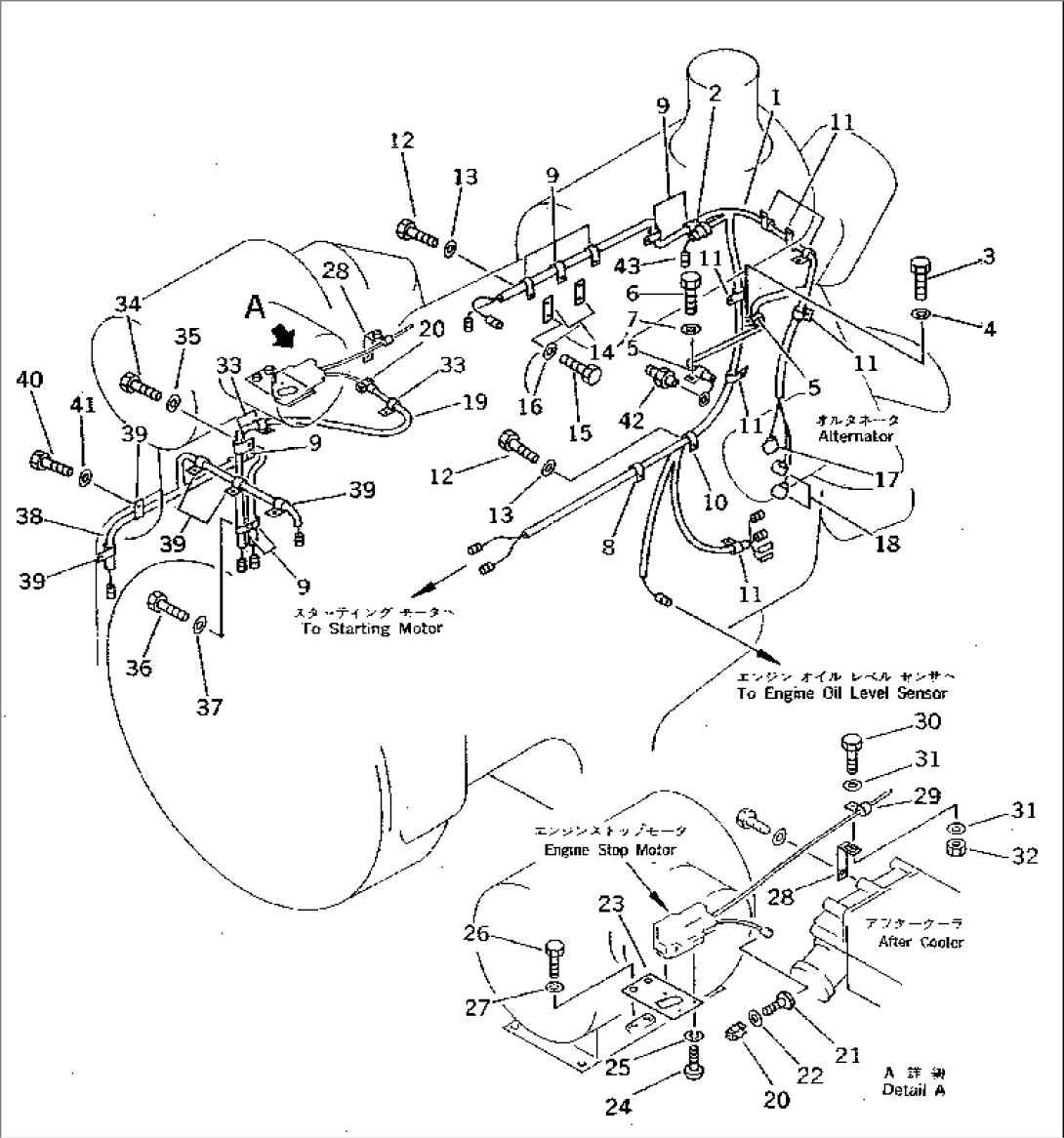 ELECTRICAL SYSTEM (ENGINE LINE)(#10001-10499)