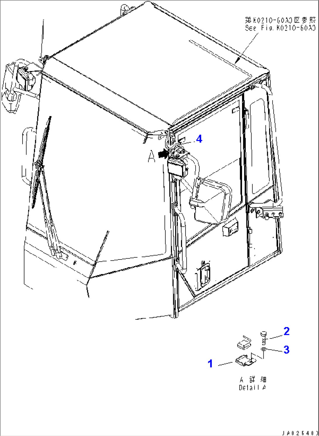 FLOOR (KOMTRAX GPS ANTENNA BRACKET)