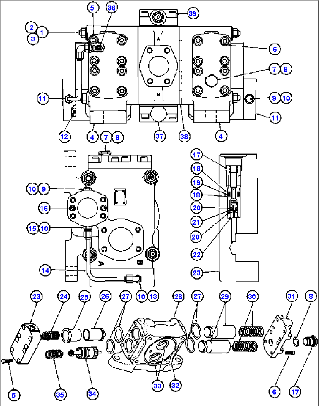 HOIST CONTROL VALVE ASSEMBLY (PB6921)