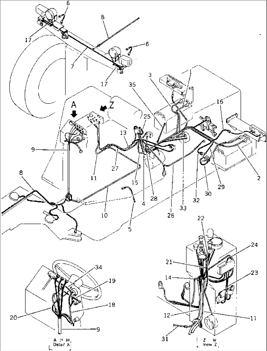 ELECTRICAL SYSTEM¤ WIRING (4/4)(#50002-50694)