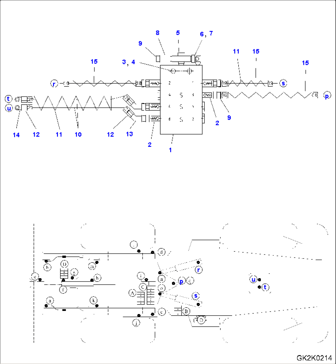CENTRAL LUBRICATION SYSTEM (FEEDER REAR FRAME)