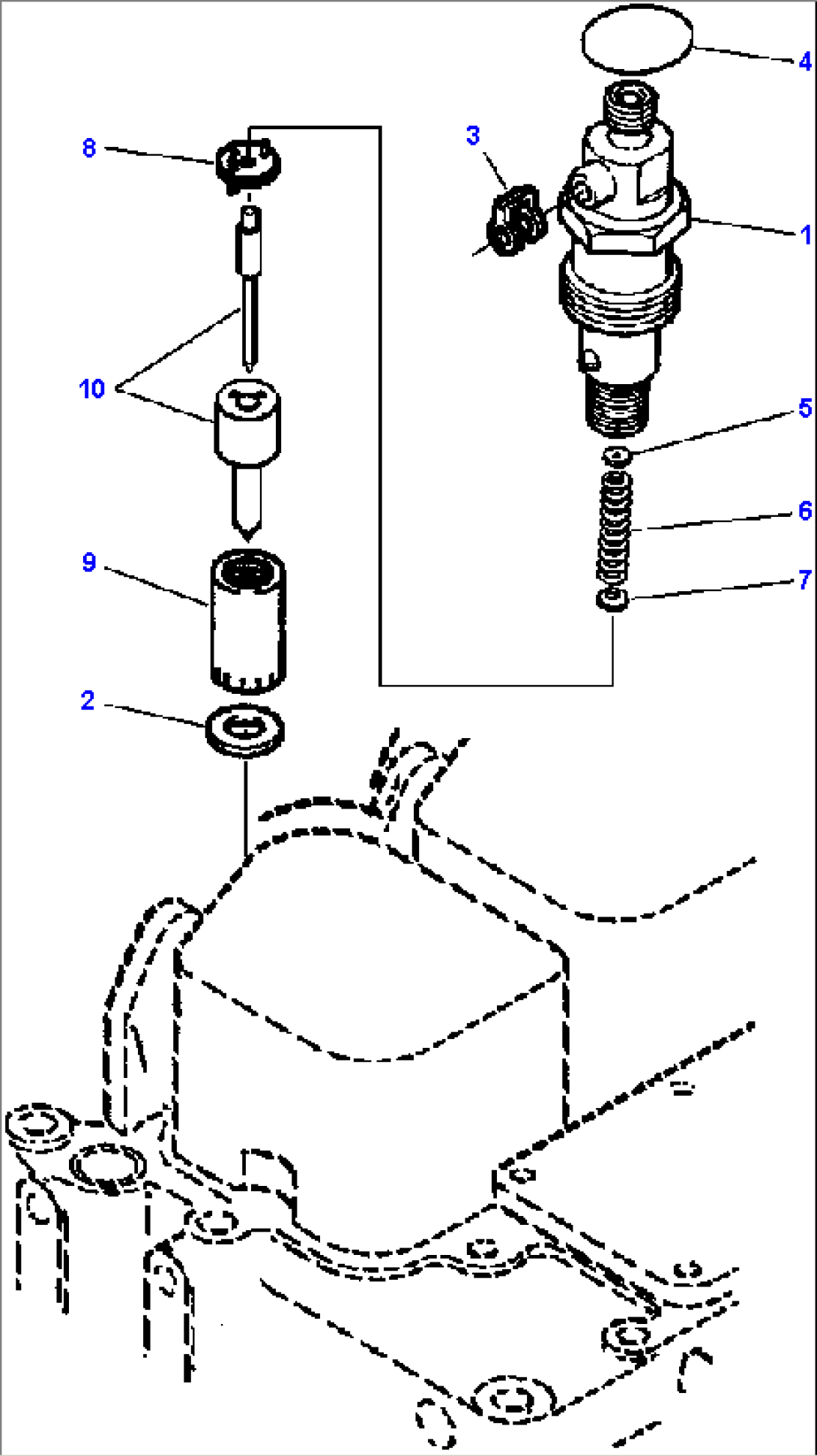 FIG NO. A4112-A2A5 FUEL INJECTOR