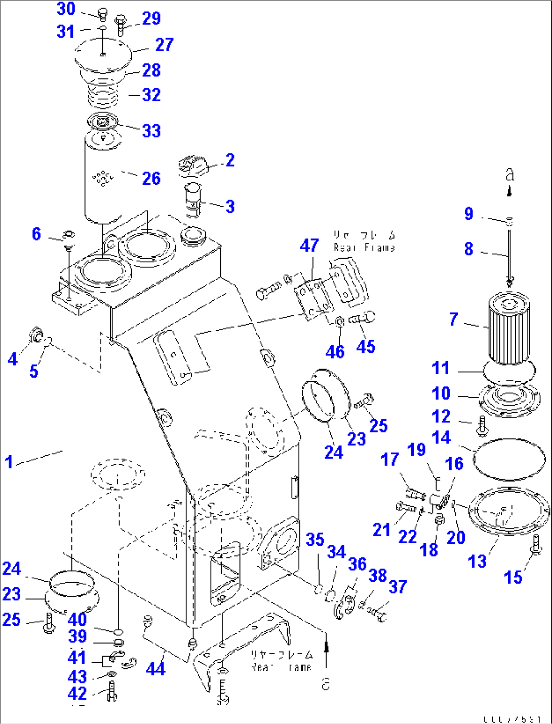 HYDRAULIC TANK(#51075-)