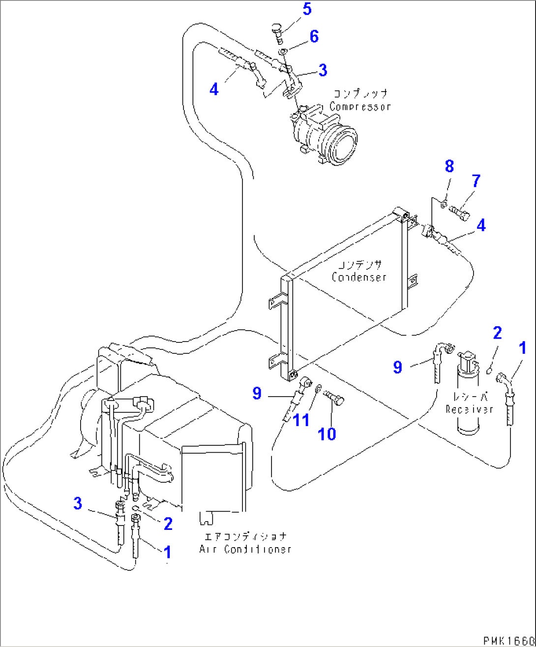 AIR CONDITIONER (FREON PIPING)(#1191-)