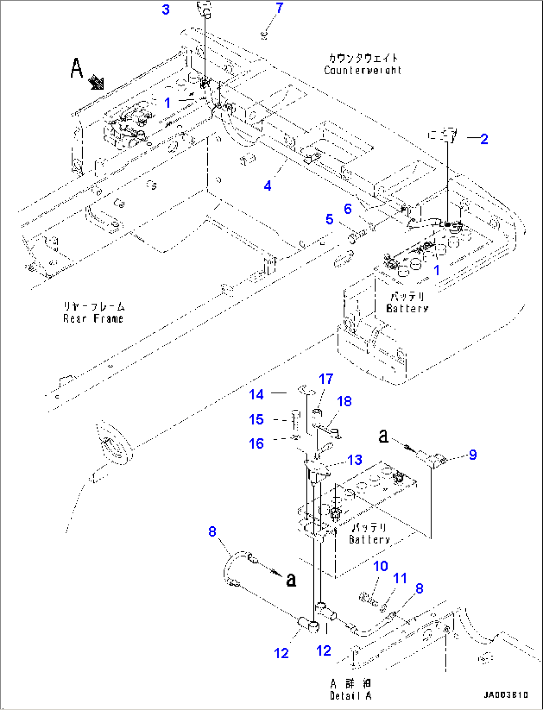 Rear Electric Wiring Harness, Holder (#75130-)