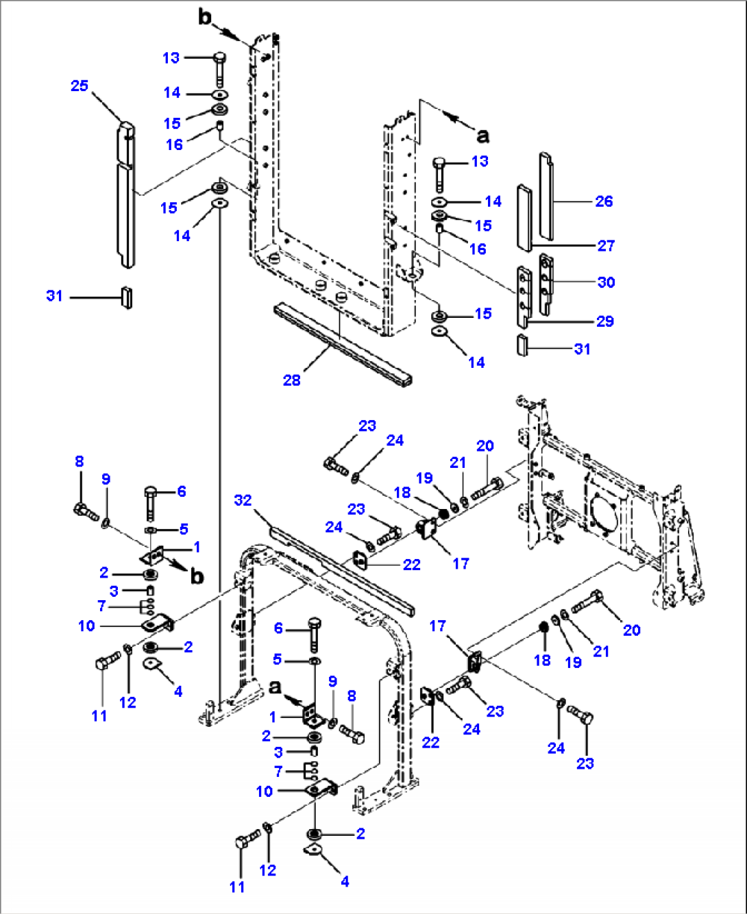 C0110-02A0 RADIATOR UPPER SUPPORT AND SHEETS