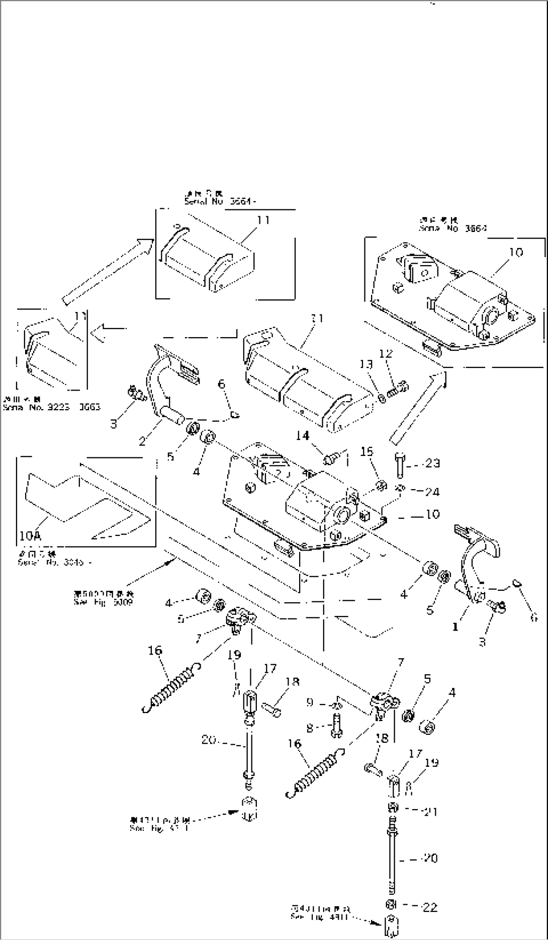 BRAKE PEDAL(#3001-)