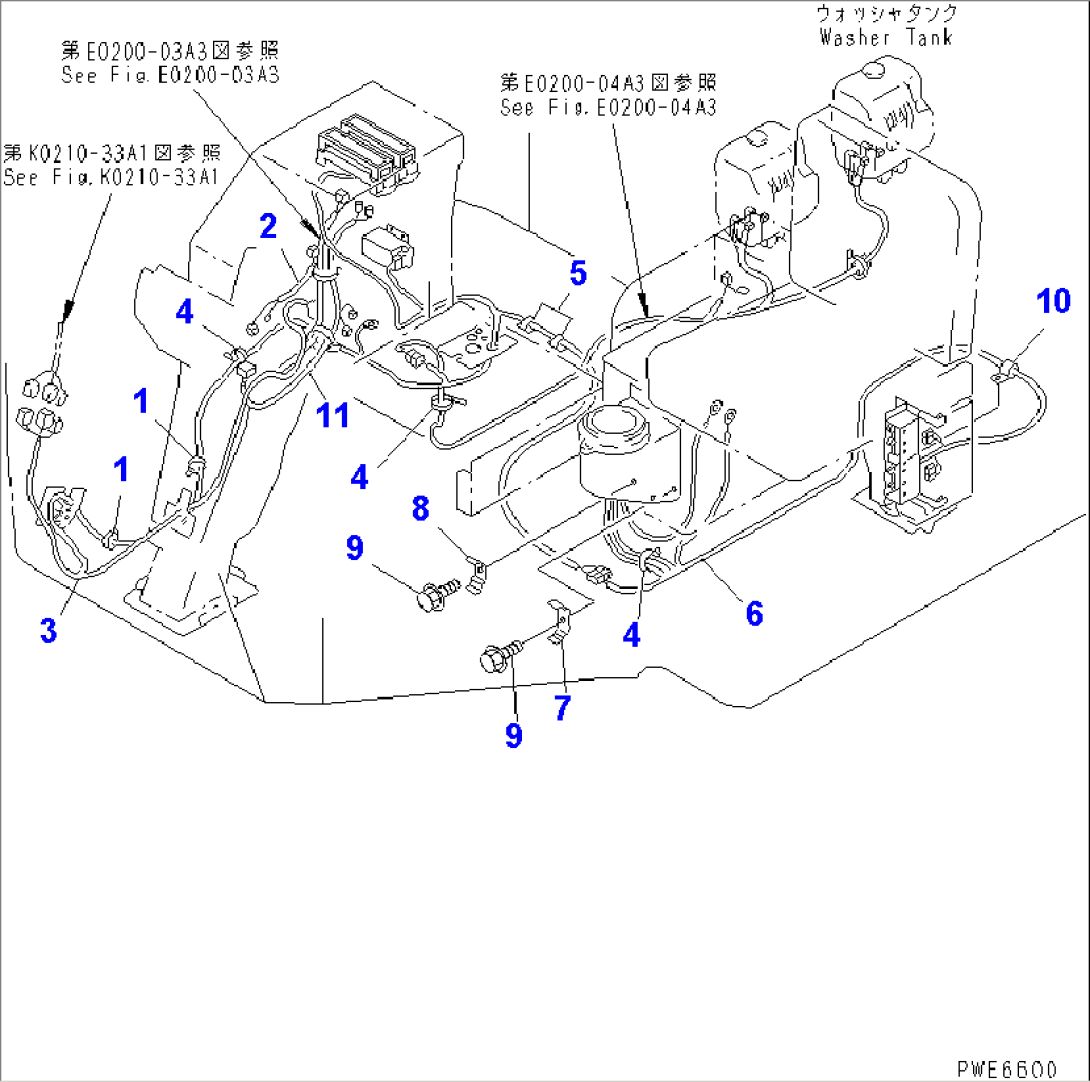 FLOOR HARNESS (CAB LINE)