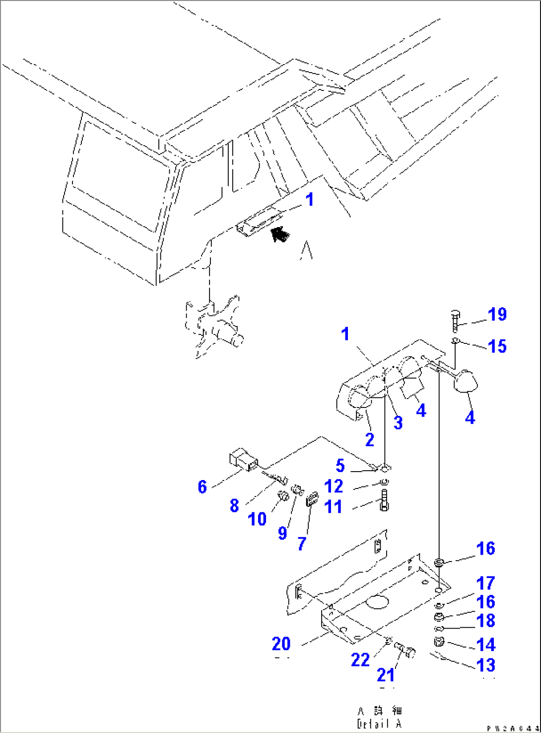 PAYLOAD METER (LEFT SIDE) (WITHOUT ROPS GUARD)