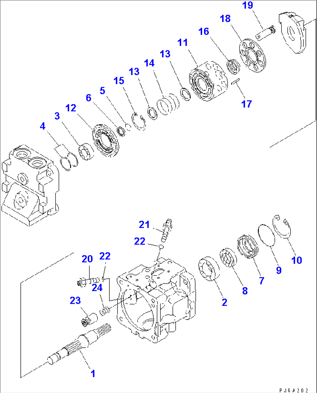 HYDRAULIC PUMP (FAN) (2/5)
