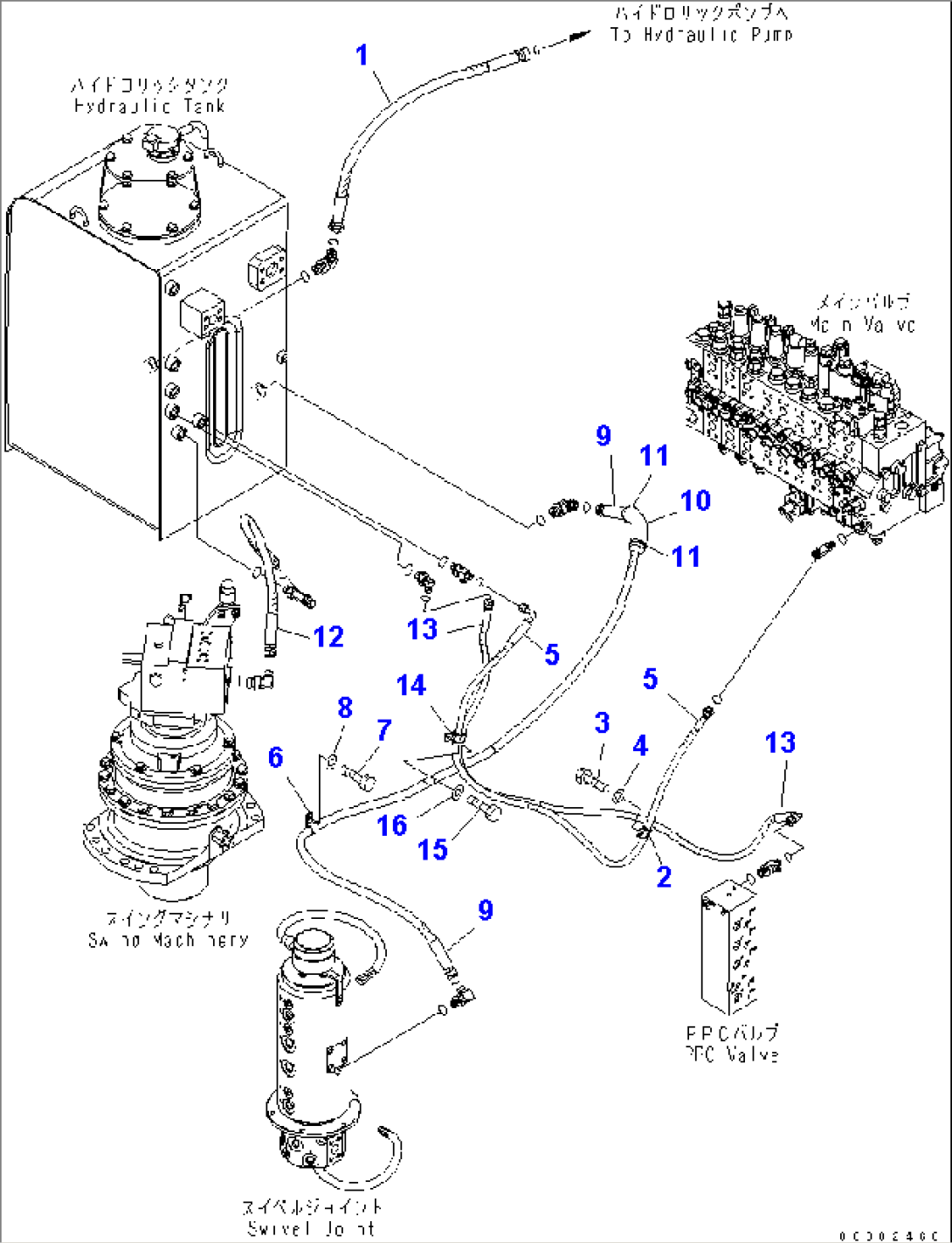 DRAIN LINE (UPPER)(#K40001-K40112)