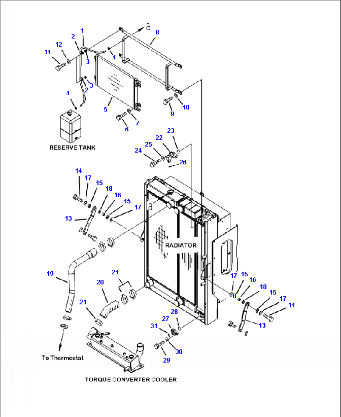C0110-03A0 RADIATOR PIPING AND CONDENSER