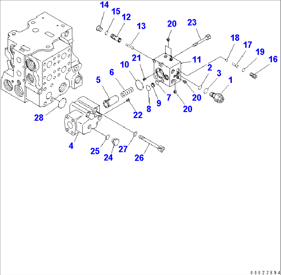 CONTROL VALVE (5-SPOOL) (11/11)