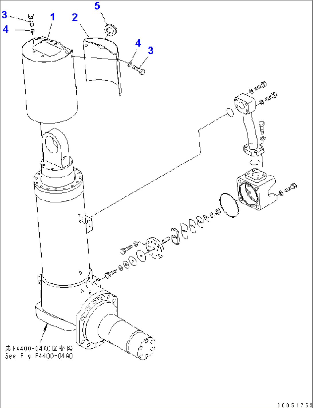 FRONT AXLE (L.H.) (FRONT SUSPENSION ASS