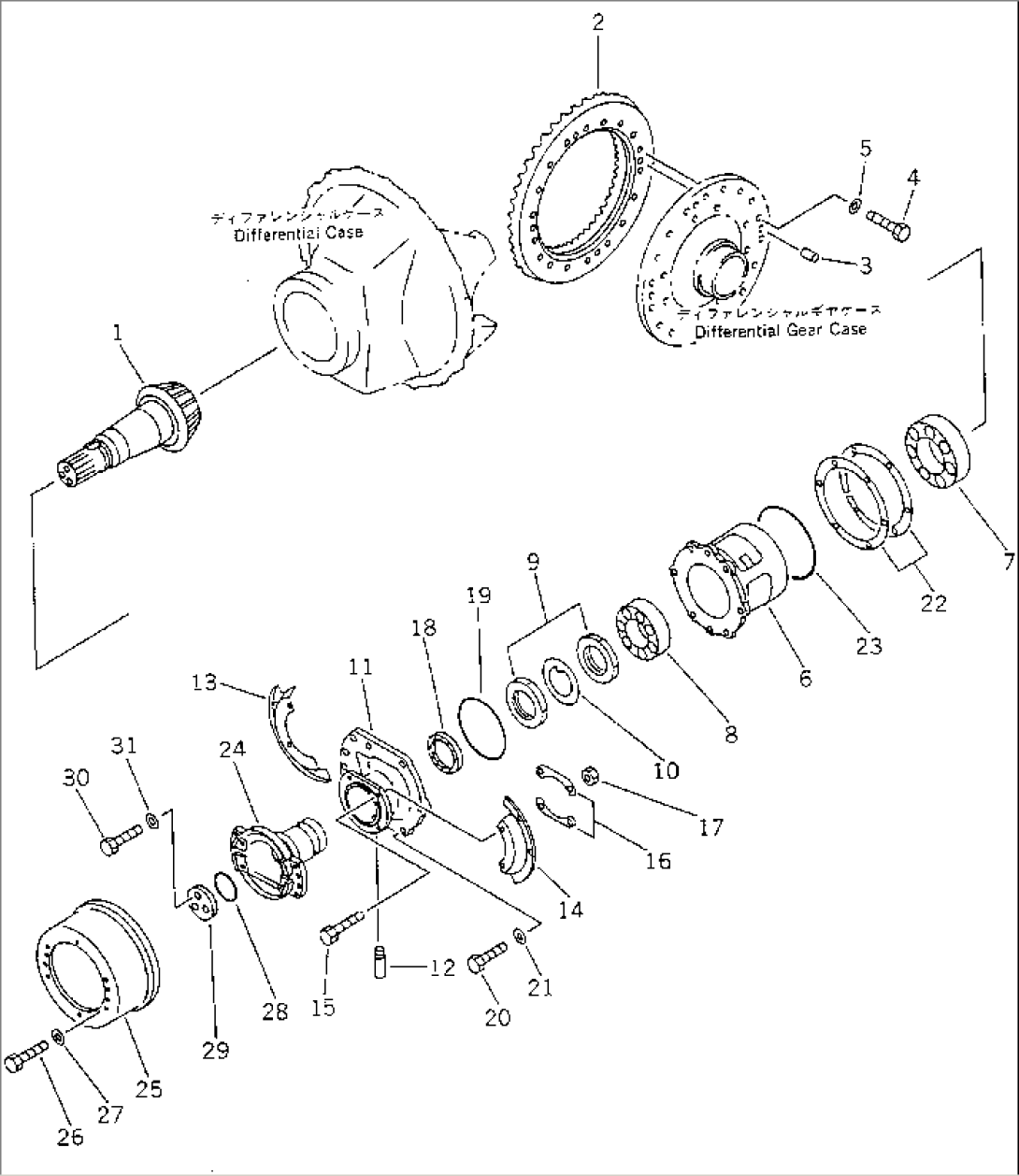 REAR DIFFERENTIAL (WITH DIFFERENTIAL LOCK) (2/2)