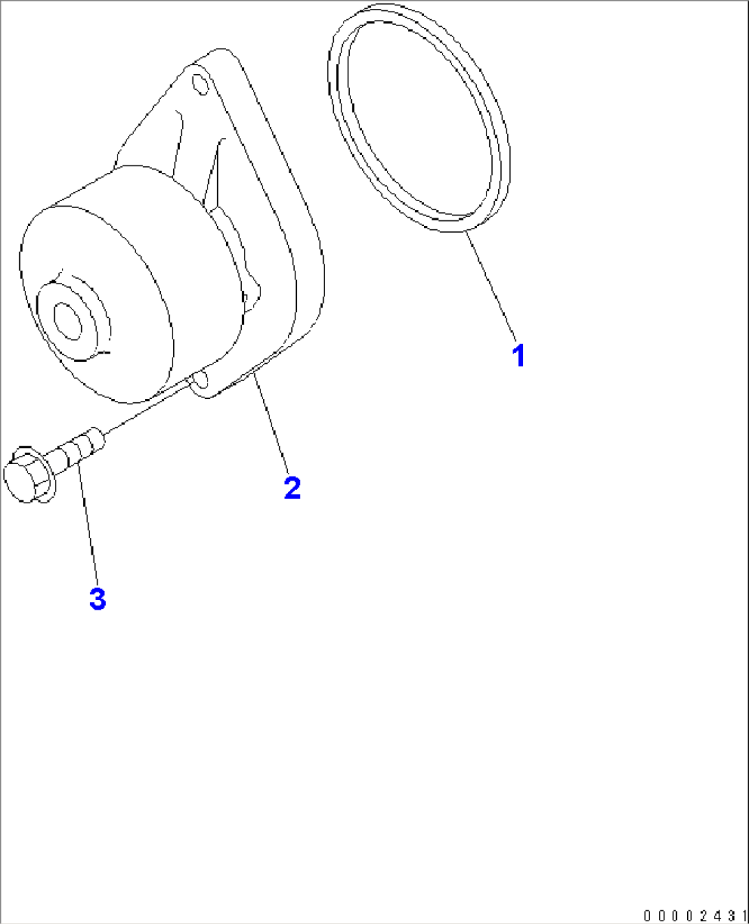 WATER PUMP(#21515446-)