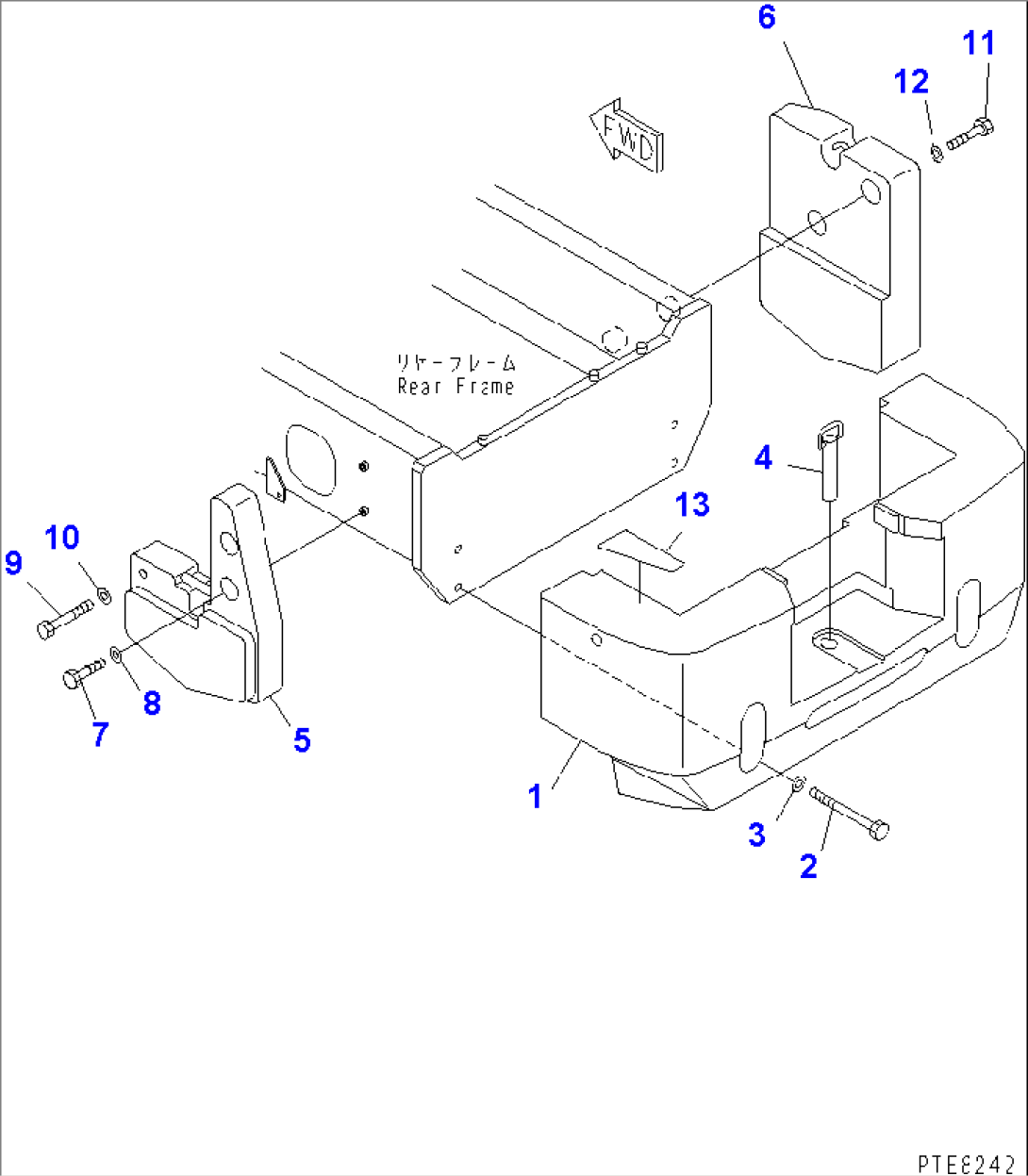 COUNTER WEIGHT (WITH ADDITIONAL COUNTER WEIGHT)