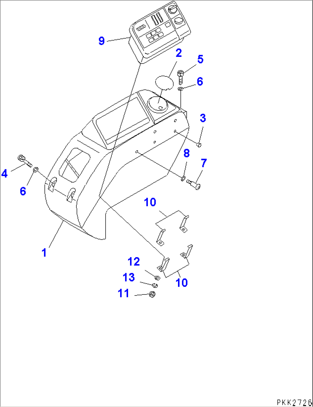 FLOOR FRAME (MONITOR PANEL)